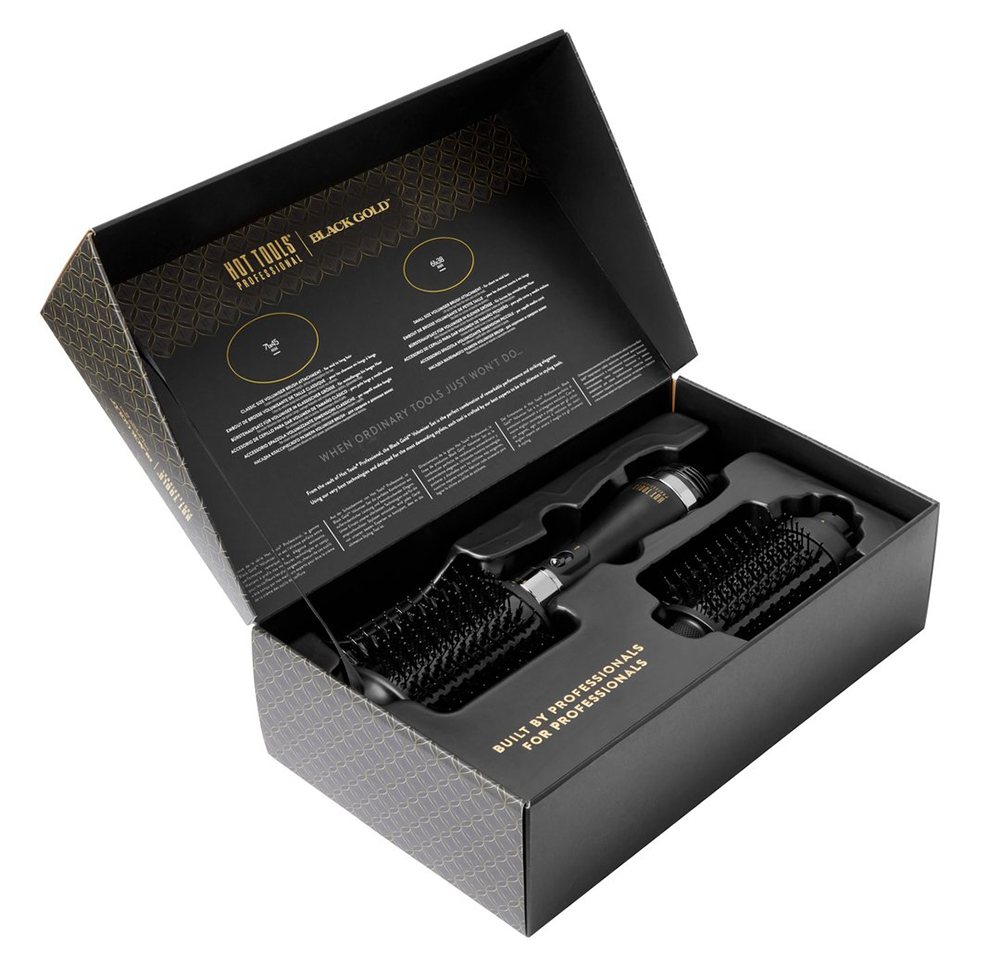 DETACHABLE DUAL SET VOLUMISER BLOW DRY BRUSH
