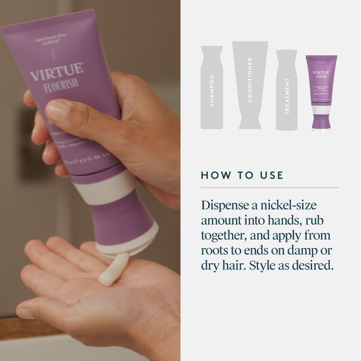 Virtue Flourish Thickening Styling Treatment