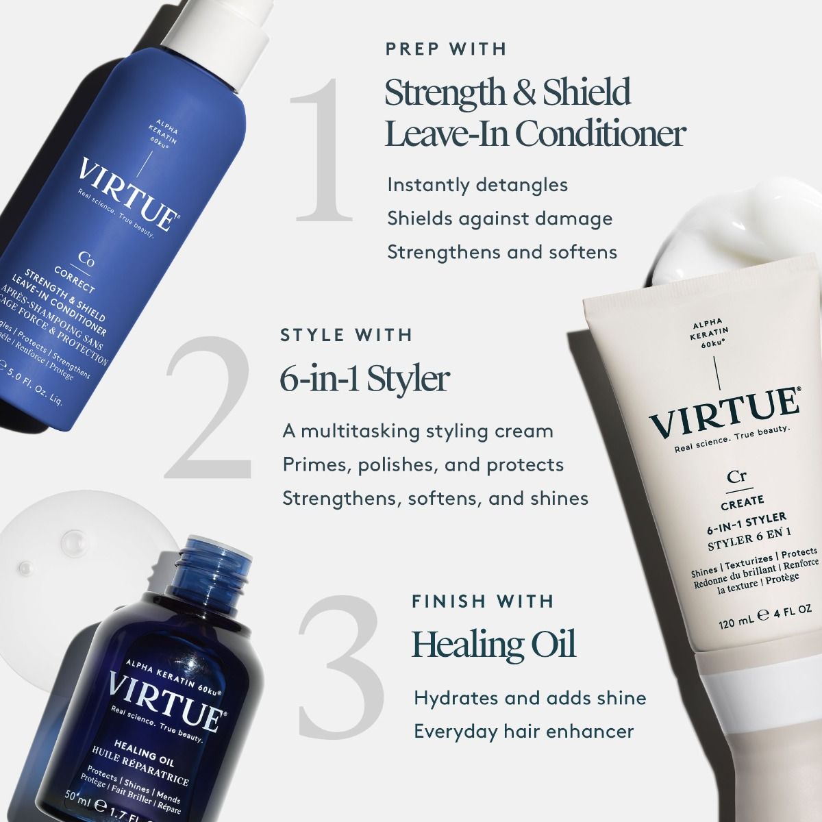 Virtue Strength and Shield Leave-in Conditioner 150ml
