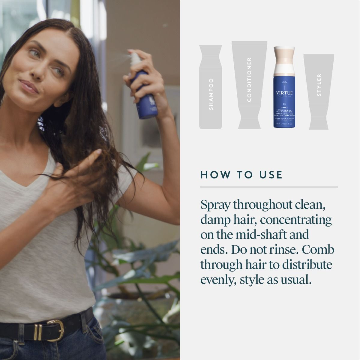 Virtue Strength and Shield Leave-in Conditioner 150ml