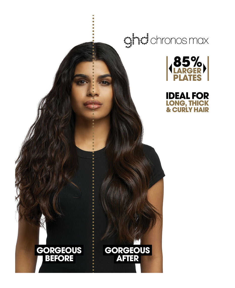 GHD Chronos MAX Wide Styler+ Black