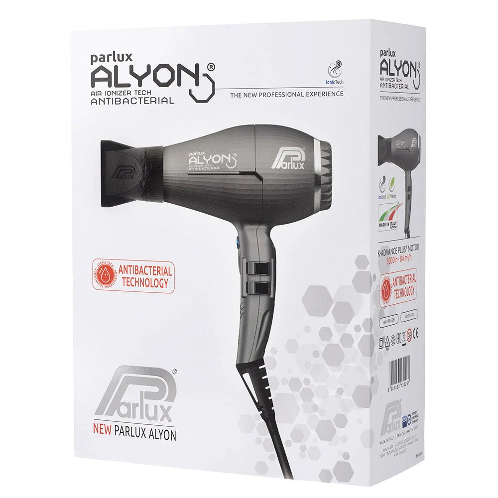 Parlux Alyon Air Ionizer 2250 Tech Hair Dryer Graphite