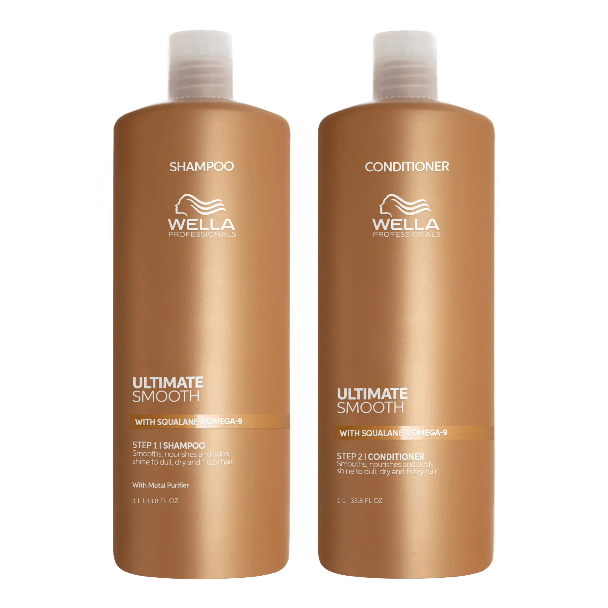 Wella Ultimate Smooth 1L Shampoo and Conditioner