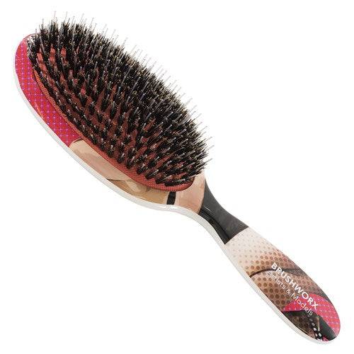 BRUSHWORX Artist & Models Oval Dressing Brush - Miss Be Bop