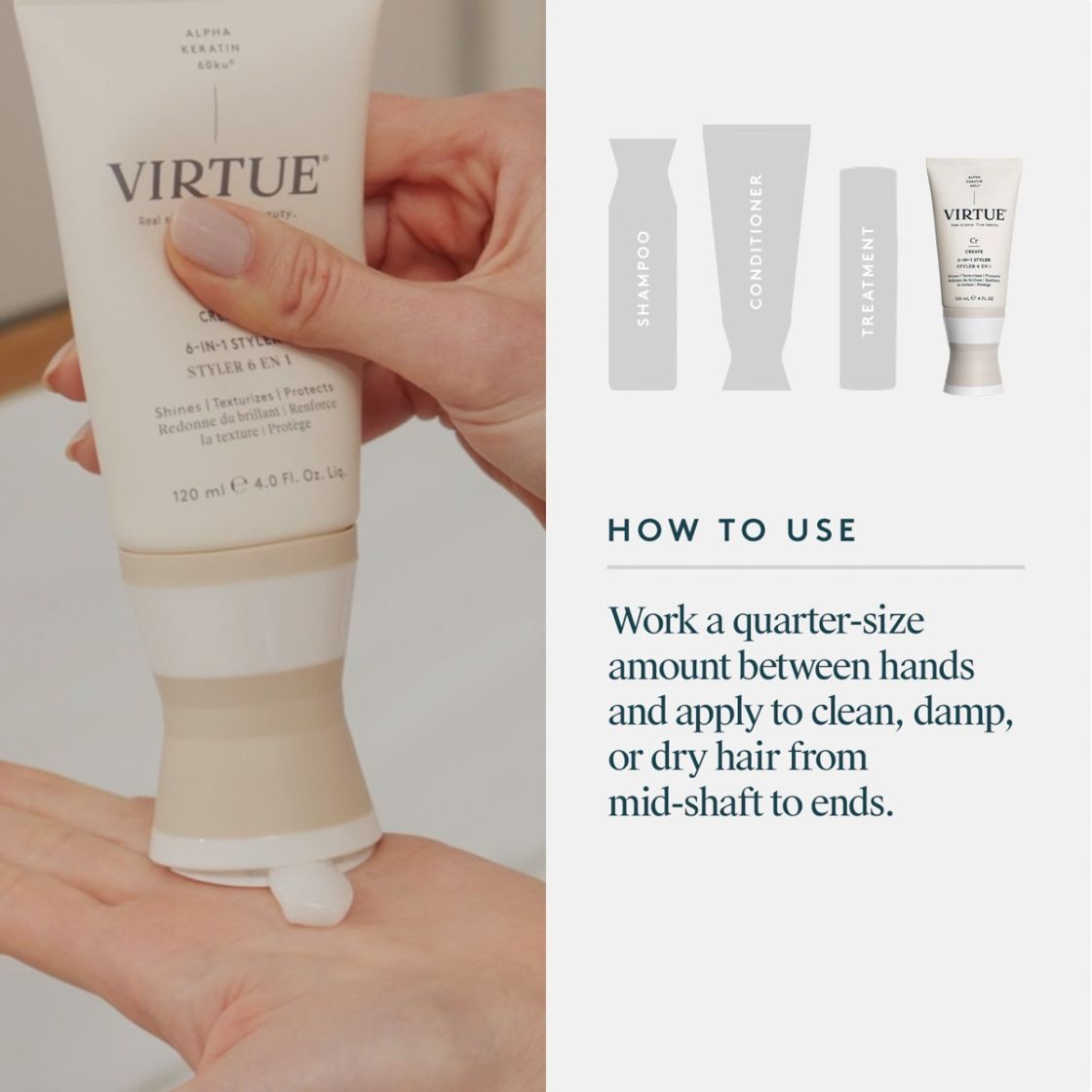 Virtue 6-in-1 Styling Paste 50ml
