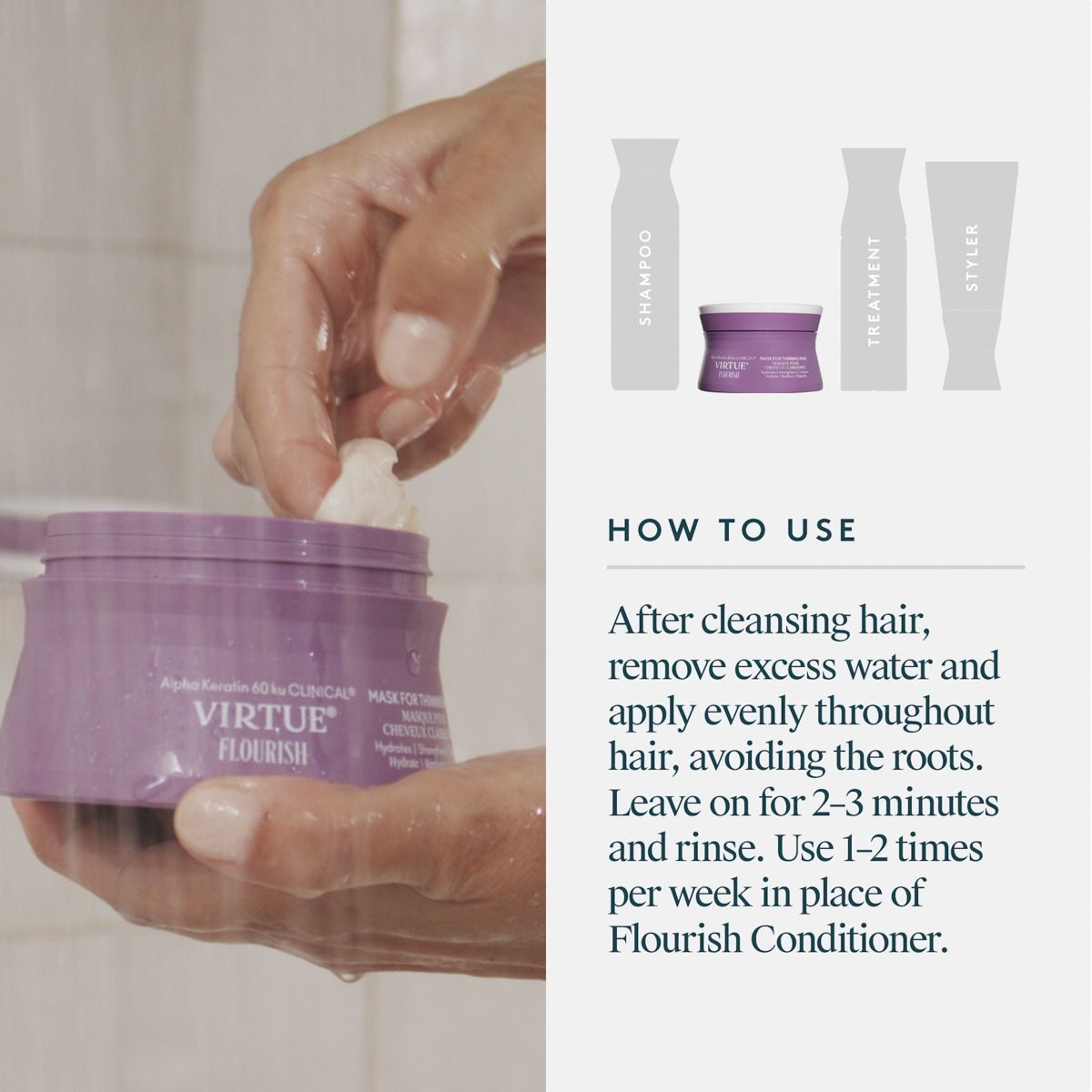 Virtue Flourish Mask For Thinning Hair