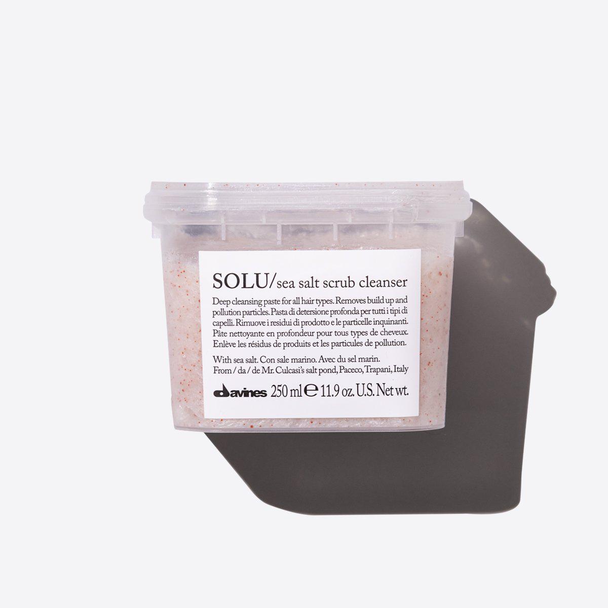 SOLU Sea Salt Scrub Cleanser 250ml-Shampoo-Luxury Haircare Company